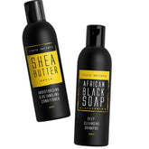 African Black Soap Shampoo & Shea Butter Conditioner(400ml)