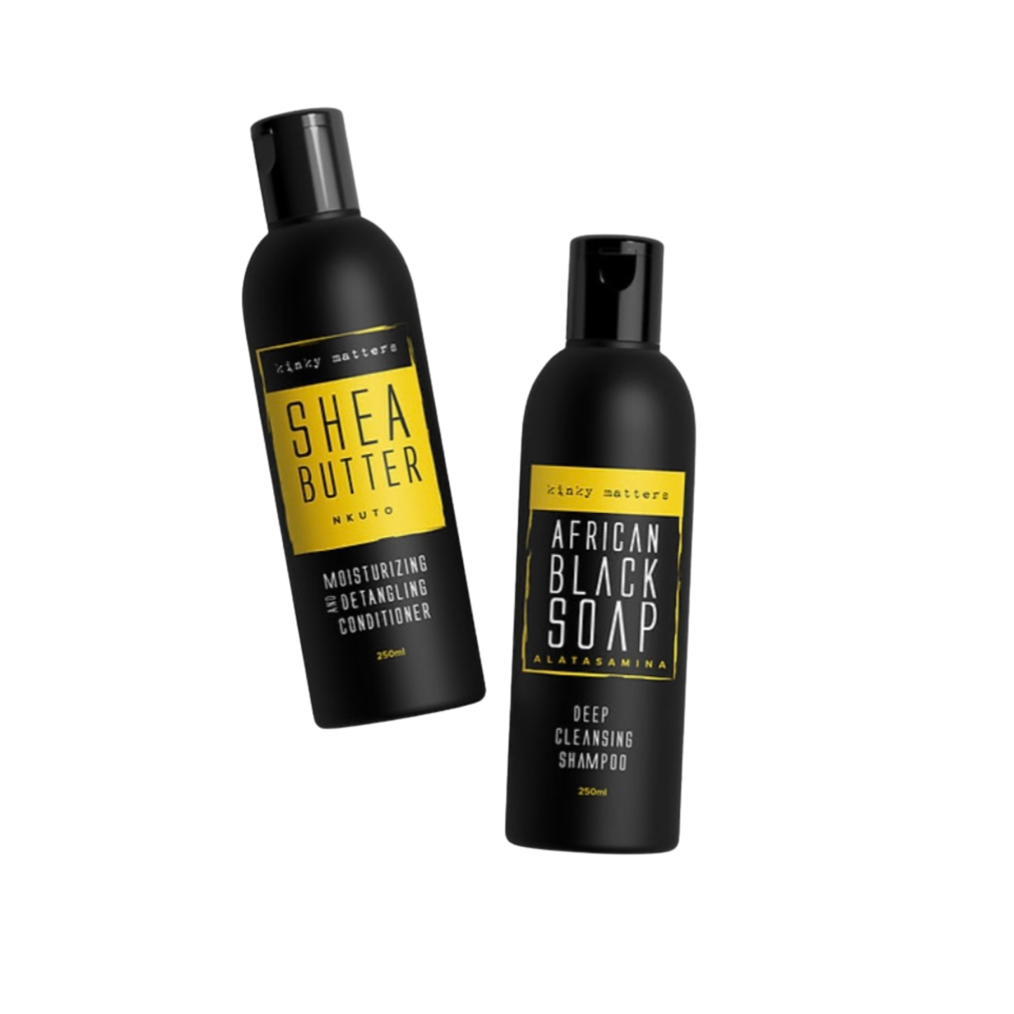African Black Soap Shampoo & Shea Butter Conditioner(400ml)